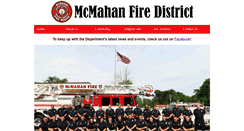 Desktop Screenshot of mcmahanfire.com